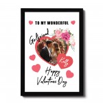 Valentines Day Gift For Girlfriend Personalised Framed Print