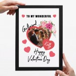 Valentines Day Gift For Girlfriend Personalised Framed Print