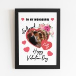 Valentines Day Gift For Girlfriend Personalised Framed Print