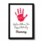 Valentines Day Gift For Mummy From Baby Framed Print Valentines