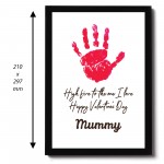 Valentines Day Gift For Mummy From Baby Framed Print Valentines