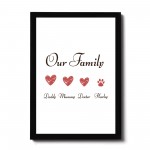 Personalised Sign For Family Home Sign Home Decor Couple Gift