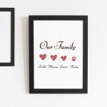 Personalised Sign For Family Home Sign Home Decor Couple Gift