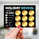 Surprise Reveal Card Holiday Reveal Rome Holiday Birthday Gift