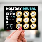 Surprise Reveal Card Holiday Reveal Rome Holiday Birthday Gift