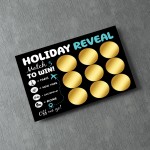 Surprise Reveal Card Holiday Reveal Rome Holiday Birthday Gift