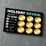 Surprise Reveal Card Holiday Reveal Rome Holiday Birthday Gift