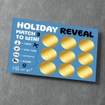 Holiday Reveal Scratch Card Surprise Amsterdam Edition Gift