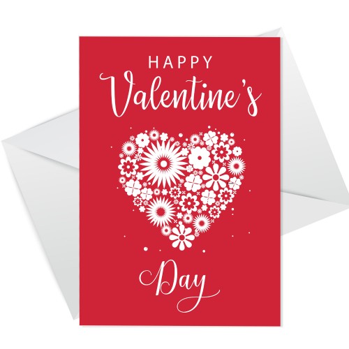 Romantic Valentine's Day Card For Husband Wife Boyfriend