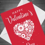 Romantic Valentine's Day Card For Husband Wife Boyfriend