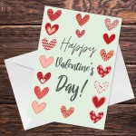 Valentine's Day Cards For Him Her Partner Husband Wife Boyfriend