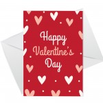 Happy Valentines Day Card For Him Her Boyfriend Girlfriend