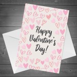 HAPPY VALENTINES CARD For Partner Boyfriend Girlfriend Husband