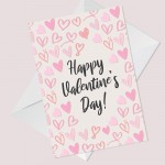 HAPPY VALENTINES CARD For Partner Boyfriend Girlfriend Husband