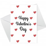 Romantic Valentines Day Card For Girlfriend Boyfriend Husband