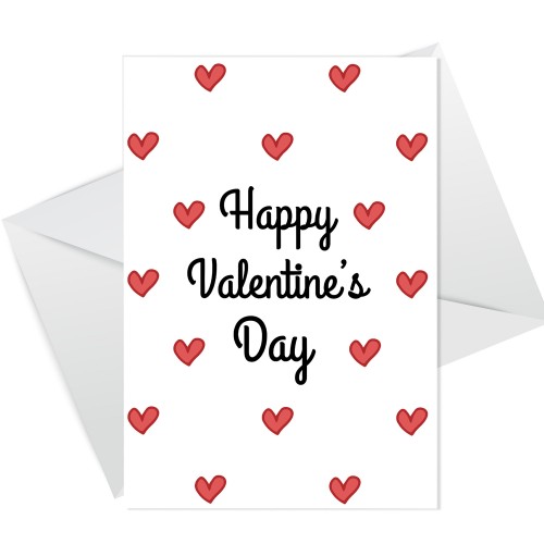 Romantic Valentines Day Card For Girlfriend Boyfriend Husband