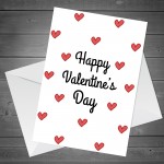 Romantic Valentines Day Card For Girlfriend Boyfriend Husband