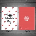 Romantic Valentines Day Card For Girlfriend Boyfriend Husband