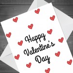 Romantic Valentines Day Card For Girlfriend Boyfriend Husband