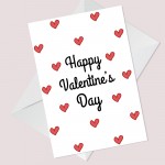 Romantic Valentines Day Card For Girlfriend Boyfriend Husband