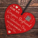 Valentines Day Gifts For Boyfriend Wooden Heart Keepsake Gift