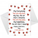 VALENTINES Day Card Husband Boyfriend Girlfriend Wife FIANCï¿½