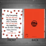 VALENTINES Day Card Husband Boyfriend Girlfriend Wife FIANCï¿½