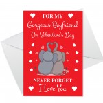 Valentines Day Card For Boyfriend I Love You Card Boyfriend