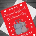 Valentines Day Card For Boyfriend I Love You Card Boyfriend