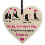 Personalised Valentines Day Gift For Girlfriend Heart Girlfriend