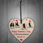 Personalised Valentines Day Gift For Girlfriend Heart Girlfriend