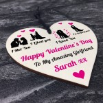 Personalised Valentines Day Gift For Girlfriend Heart Girlfriend