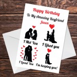 Birthday Card For Boyfriend Personalised Card For Boyfriend