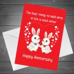 Special Anniversary Card For Husband Wife Boyfriend Girlfriend