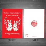 Special Anniversary Card For Husband Wife Boyfriend Girlfriend