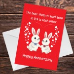 Special Anniversary Card For Husband Wife Boyfriend Girlfriend