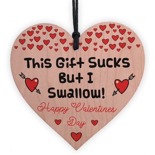 Funny Rude Humour Gift For Valentines Day For Husband Boyfriend