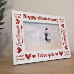 Photo Frame Gifts For Anniversary 1st 2nd 3rd 4th 5th 10th