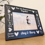 Our 1st First Anniversary Together 7x5 Frame Anniversary 