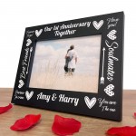 Our 1st First Anniversary Together 7x5 Frame Anniversary 