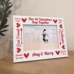 Personalised Photo Frame Gifts For 1st Valentines Gift