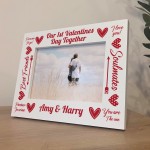 Personalised Photo Frame Gifts For 1st Valentines Gift