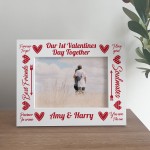 Personalised Photo Frame Gifts For 1st Valentines Gift