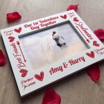 Personalised Photo Frame Gifts For 1st Valentines Gift