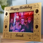 Birthday Personalised 7x5 Frame Gifts For Him Her Colleagues