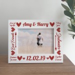 Personalised Photo Frame Gifts For Valentines Anniversary Gifts