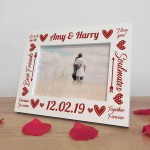 Personalised Photo Frame Gifts For Valentines Anniversary Gifts