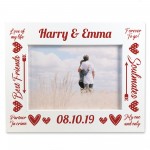 Photo Frame Gift For Valentines Anniversary Gift Personalised