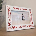 Photo Frame Gift For Valentines Anniversary Gift Personalised