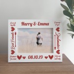 Photo Frame Gift For Valentines Anniversary Gift Personalised